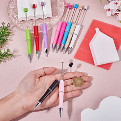 10個 10色 ABSプラスチック ネイルアート ラインストーン ピッカー ビーズペン  1個トレイプレート  DIYラインストーンピッカーツール12個  ミックスカラー  148x11.5mm&nbsp;DIY-TA0014-97