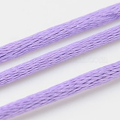 ナイロンサテンのラットテールコード  ビーズ細工、ジュエリー作り、中国結び、マクラメ編み  ミックスカラー  2mm  約50ヤード/ロール（150フィート/ロール）&nbsp;NWIR-A003-M