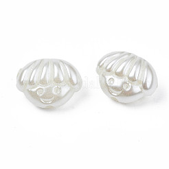 ABSプラスチックパール調ビーズ  男の子  貝殻色  9x11.5x6mm  穴：1.4mm  約1450個/500g&nbsp;KY-S163-444