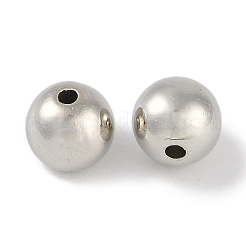 Ccbプラスチックラウンドビーズ  プラチナ  5x4mm  穴：1.6mm  約250個/20g&nbsp;X1-ALUM-U001-08C-05