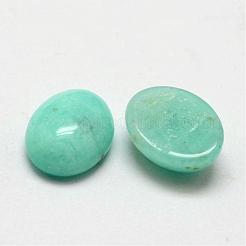楕円形の天然アマゾナイトのカボション  9x7x3~4mm&nbsp;G-O147-02A