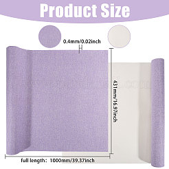 3 スタイルのポリエステル生地  ペーパーバック付き  製本用  ライラック  1000x430x0.4mm&nbsp;DIY-GL0005-66B