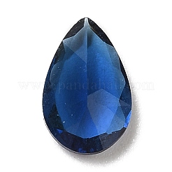 ポイントガラスラインストーンカボション  ティアドロップ  多面カット  ミックスカラー  8x5x3mm&nbsp;GLAA-B012-32A