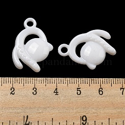 オペークアクリルパーツ  27x19.5x5.5mm  穴：3mm  約458個/500g&nbsp;SACR-L007-055