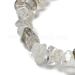 天然石ルチルクォーツビーズ連売り  チップ  1~8x5~17x5~8mm  穴：0.9~1mm  30.31~31.50''（77~80センチメートル）&nbsp;G-M205-86