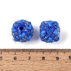 不透明アクリルと透明樹脂のラインストーンビーズ  ハート柄とrondelle  ミックスカラー  16.5~17.5x15mm  穴：2.3mm&nbsp;SACR-Q005-02A