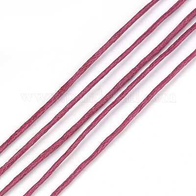 ワックスコットンコード  サクランボ色  1.5mm  約360ヤード/バンドル（330m /バンドル）&nbsp;YC-S007-1.5mm-163-1