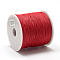 Polyester Threads, Chinese Knotting Cord, Red, 0.8mm, about 131.23~142.16 yards(120~130m)/roll