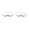 Alloy Beads, Irregular Shape, Matte Silver Color, 7x18x6mm, Hole: 1.2mm