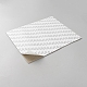ラインストーンステッカー  長方形  ブラックダイヤモンド  240x200x1.7mm&nbsp;DIY-WH20048-003M-3