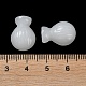 ガラスカボション  花瓶  ホワイト  18x13x6.5mm&nbsp;GLAA-B015-09-3