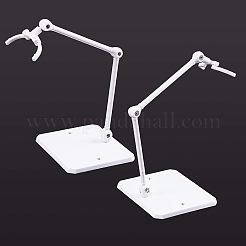 プラモデルおもちゃ組み立てホルダー  鉄製のネジとナット付き  ホワイト  パッケージ：30x21cm&nbsp;KY-WH0024-05A