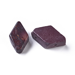 天然なムーアカイトマルチ連リンク  菱形  17.5~22x9.5~11.5x5.5~6.5mm  穴：1~1.5mm&nbsp;G-G790-25E