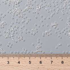 MIYUKIラウンドロカイユビーズ  日本製シードビーズ  （rr528)ホワイトパールセイロン  15/0  1.5mm  穴：0.7mm  約5555PCS /ボトル  10 G /ボトル&nbsp;SEED-JP0010-RR0528
