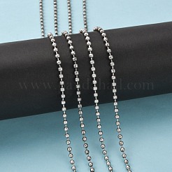 アイアン製ボールチェーン  ビーズチェーン  ハンダ付け  スプールで  ニッケルフリー  アンティークシルバー  3.2mm  約164.04フィート（50m）/ロール&nbsp;CH-CHB004Y-AS-NF