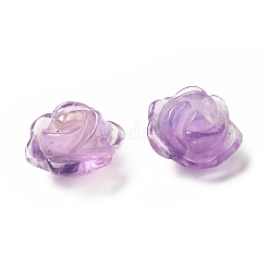 天然石アメジストビーズ  花  12~16x11.5~15x7~11mm  穴：0.8~1mm&nbsp;G-C054-10A