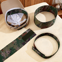 4個 2スタイル ポリコットン 帽子スタンド  グリーン  635x39~76.5x1.5~3mm  2個/スタイル&nbsp;DIY-BC0017-66B