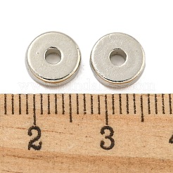Ccbプラスチックスペーサービーズ  ディスク  プラチナ  8x2.5mm  穴：2mm&nbsp;CCB-L014-03P