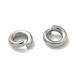 変色しにくい304ステンレススチール製オープン丸カン  ラウンド  ステンレス鋼色  4x1mm  18ゲージ  内径：2mm&nbsp;LS-STAS-E067-07-4mm