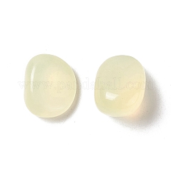 天然な新しい翡翠のビーズ  タンブルストーン  穴なし/ドリルなし  ナゲット  11.5~25x6~10x4~8mm  約560個/500g&nbsp;G-A023-05F