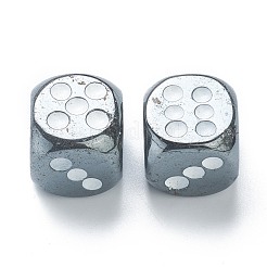 合成非磁性ヘマタイトカボション  サイコロ  15x15x15mm&nbsp;G-M378-02G