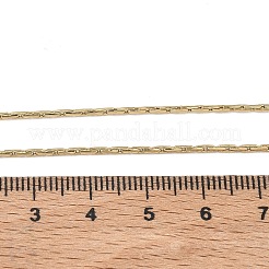 1.2mm 304ステンレススチールボストンリンクチェーンネックレス  イオンプレーティング（ip）  ゴールドカラー  17.72インチ（45cm）&nbsp;NJEW-D328-01G-03