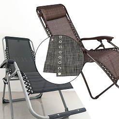 ポリエステル繊維ビーチ折りたたみ椅子交換用布  グレー  1560x430x4mm&nbsp;AJEW-WH20006-375A-03