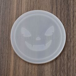 ハロウィーン DIY ピクセル ハート 流砂 シリコン型  レジン型  UVレジン用  エポキシ樹脂工芸品作り  ラウンド  105x6.5mm  内径：80mm&nbsp;AJEW-U013-04D