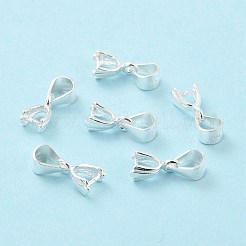 925スターリングシルバーアイスピック・ピン・ベイル  銀  8x5x3.4mm  ピン：0.1mm&nbsp;STER-Z001-015S