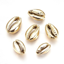 電気めっきされたシェルビーズ  カウリのシェル  ミックスカラー  15~20x10~12x5~6mm  穴：12~14x2~3mm&nbsp;BSHE-O017-13
