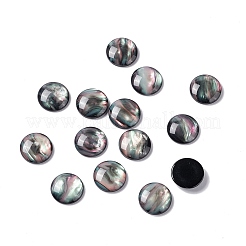 樹脂カボション  半円/ドーム  ブラック  20x5~5.5mm&nbsp;X-CRES-J036-20mm-02