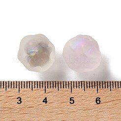 艶消し透明樹脂ビーズ  爆発する  ミックスカラー  14.5~15.5x14~15x13.5~14.5mm  穴：1.4mm&nbsp;RESI-I340-02