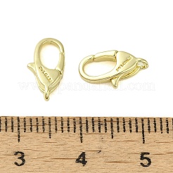 真鍮カニカン  カドミウムフリー＆ニッケルフリー＆鉛フリー  ゴールドカラー  11.5x6x3mm  穴：1.2mm&nbsp;KK-B089-24A-G