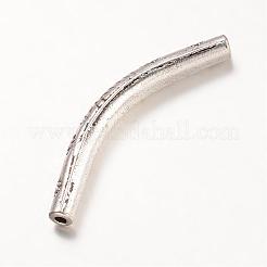 チベット風合金チューブビーズ  アンティークシルバー  35x4mm  穴：1.5mm&nbsp;PALLOY-K226-02AS