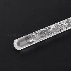 アクリル粘土模様ローラー  エンボスクッキーを焼くため  キッチンツール  粘土ツール  波の模様  16.5~16.7x0.95~1cm&nbsp;AJEW-F055-06B