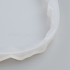 シリコンカップマット金型  レジン型  UVレジン用  エポキシ樹脂ジュエリー作り  ナゲット  ホワイト  115x133x13mm  インナーサイズ：98x128mm&nbsp;DIY-G017-A10
