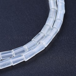 天然新しいヒスイの​​ビーズ連売り  コラム  4.5~5.5x3mm  穴：0.6mm  約80個/連  15.3~15.7インチ（39~40cm）&nbsp;G-F600-04