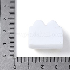 オペーク樹脂カボション  兎  ピンク  23x24.5x10mm&nbsp;RESI-Z033-03B
