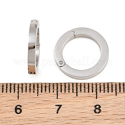 304ステンレス鋼スプリングゲートリング  Oリング  ステンレス鋼色  14x2mm  穴：10mm&nbsp;SA-CBA02E8-15B-P