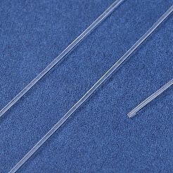 韓国の丸い弾性クリスタルストリング  弾性ビーズ糸  ストレッチブレスレット作り用  透明  0.7mm  7 m /ロール&nbsp;EW-C001-01D