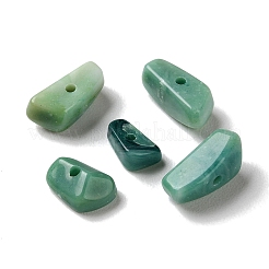 アクリルビーズ  天然石風  チップ  シーグリーン  4~13x4~6x4~5mm  穴：1.2mm&nbsp;OACR-C020-01E