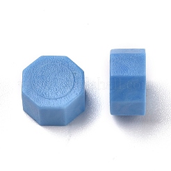 シーリングワックス粒子  レトロシーリング印鑑用  八角形  コーンフラワーブルー  8.5x4.5mm&nbsp;X-DIY-L041-A02