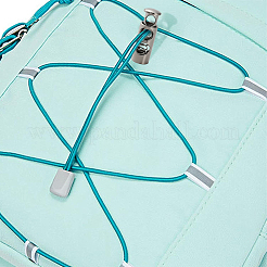 合金カードロック20個  豚の鼻のバックル 引き出し式バックルカード  プラチナ  22x7mm  穴：5mm  20個/セット&nbsp;FIND-GF0008-48A-P
