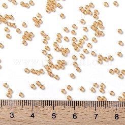トーホー 11/0ラウンドビーズ  日本製シードビーズ  （955)つの内側のカラークリスタル/ピーチの裏地  2.2mm  穴：0.8mm  約1110PCS /ボトル  10 G /ボトル&nbsp;SEED-JPTR11-0955