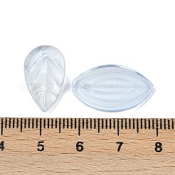グラデーションカラー透明ガラスビーズ  混合図形  ライトスカイブルー  8~23x8~20x3.5~8mm  穴：1~1.4mm  約800個/1000g&nbsp;GLAA-B026-01B