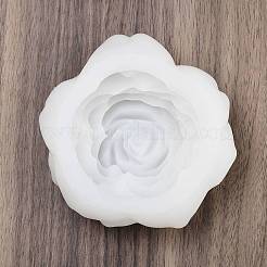 Diyのシリコーンキャンドル型  レジン型  花  ホワイト  95x100x36mm&nbsp;SIMO-C021-03A