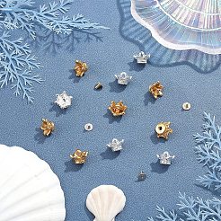20セット2色の合金製シューバックルクリップ  靴の装飾のための  クラウン  ゴールデン＆シルバー  10x16x14mm  10セット/カラー&nbsp;FIND-WR0003-04