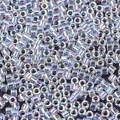 MIYUKIデリカビーズ  シリンダー  日本製シードビーズ  11/0  （db0051)クリスタルab  1.3x1.6mm  穴：0.8mm  約10000個/袋  50 G /袋&nbsp;SEED-X0054-DB0051