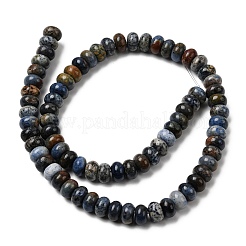 天然デュモージェライトビーズ連売り  ロンデル  8.5x5.5mm  穴：1mm  約73個/連  15.35''（39センチメートル）&nbsp;G-A280-A11-02