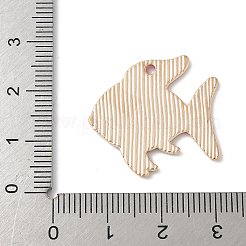 合金エナメルチャーム  魚のチャーム  ライトゴールド  蘭  23x25x1.5mm  穴：1.8mm&nbsp;FIND-H047-02KCG-01
